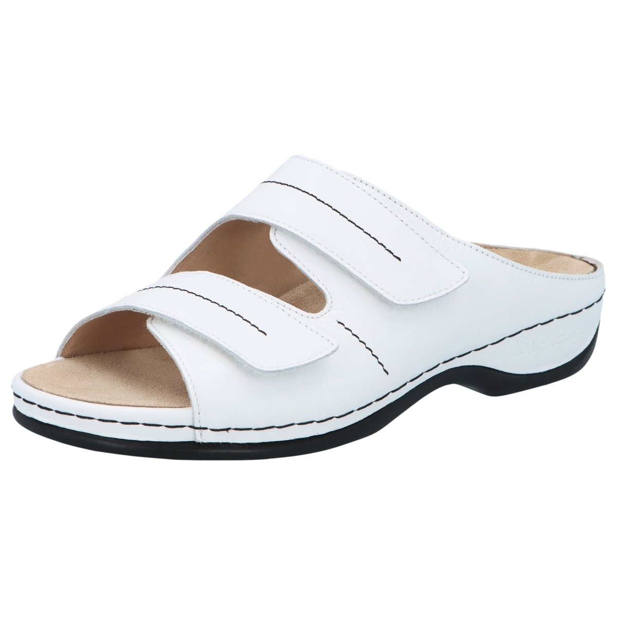 BERKEMANN DARIA WOMEN'S SANDAL IN WHITE CALFSKIN - TLW Shoes