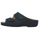 BERKEMANN DARIA WOMEN'S SANDAL IN BLUE NUBUCK - TLW Shoes