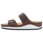 BERKEMANN SENJA WOMEN'S SANDAL IN DARK BROWN OILED LEATHER - TLW Shoes