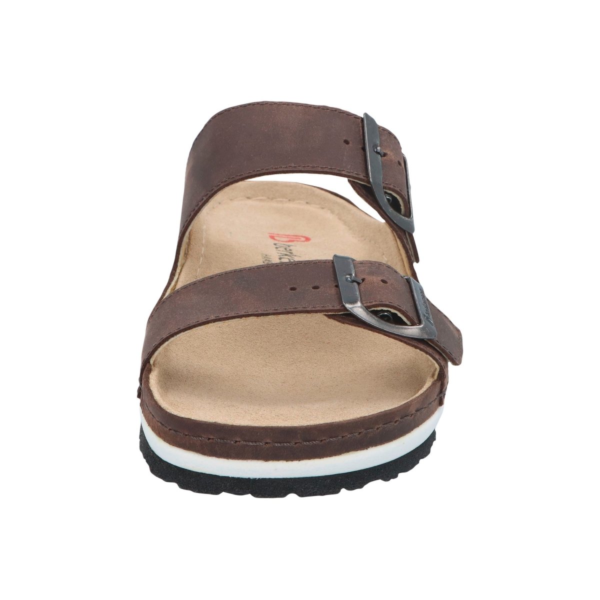 BERKEMANN SENJA WOMEN'S SANDAL IN DARK BROWN OILED LEATHER - TLW Shoes