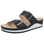 BERKEMANN SENJA WOMEN'S SANDAL IN BLACK OILED LEATHER - TLW Shoes