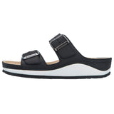 BERKEMANN SENJA WOMEN'S SANDAL IN BLACK OILED LEATHER - TLW Shoes