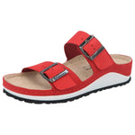 BERKEMANN BELINA WOMEN'S SANDAL IN RED NUBUCK - TLW Shoes