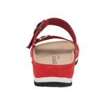 BERKEMANN BELINA WOMEN'S SANDAL IN RED NUBUCK - TLW Shoes