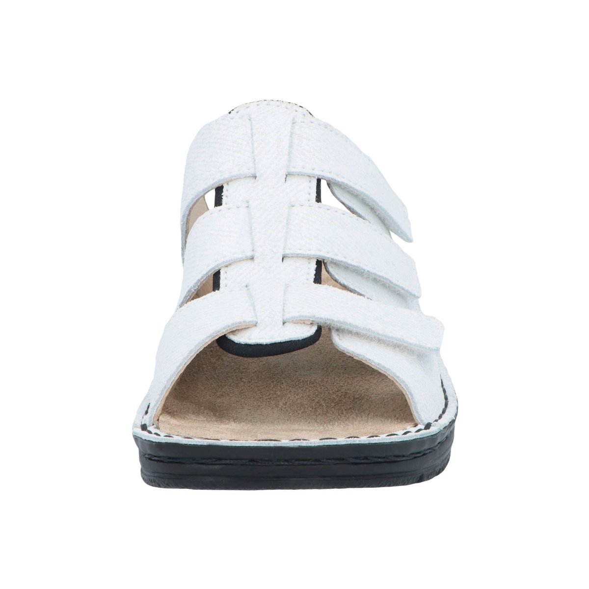 BERKEMANN SENTA WOMEN'S SANDAL IN PEARL WHITE LEATHER - TLW Shoes