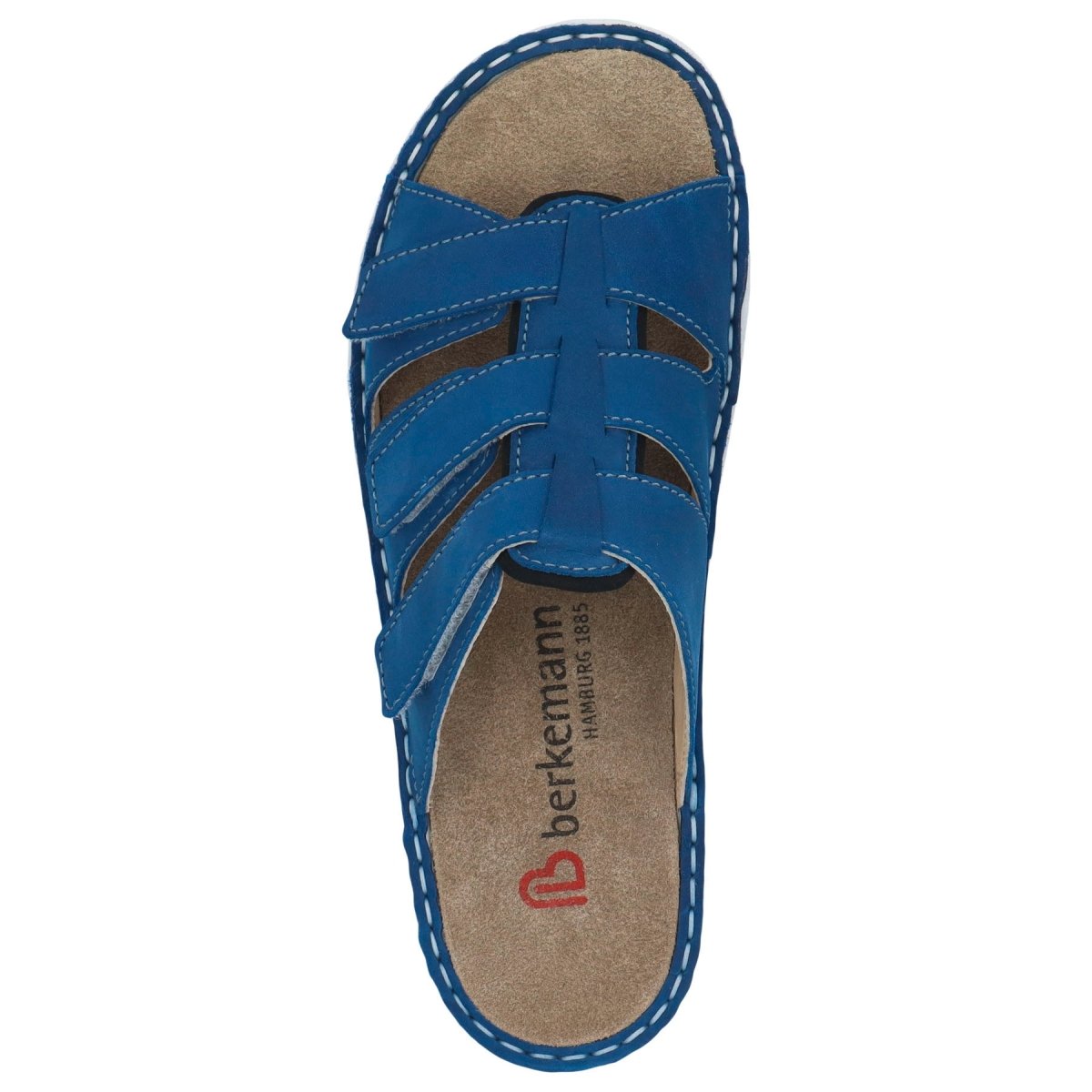 BERKEMANN SENTA WOMEN'S SANDAL IN ROYAL BLUE NUBUCK - TLW Shoes