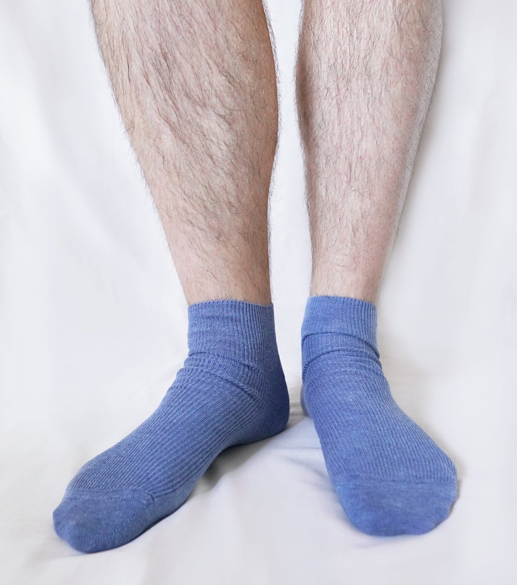 tittimitti® 100% Organic Combed Cotton Luxury Men's Socks. 3 Pairs. Made in Italy. - TLW Shoes