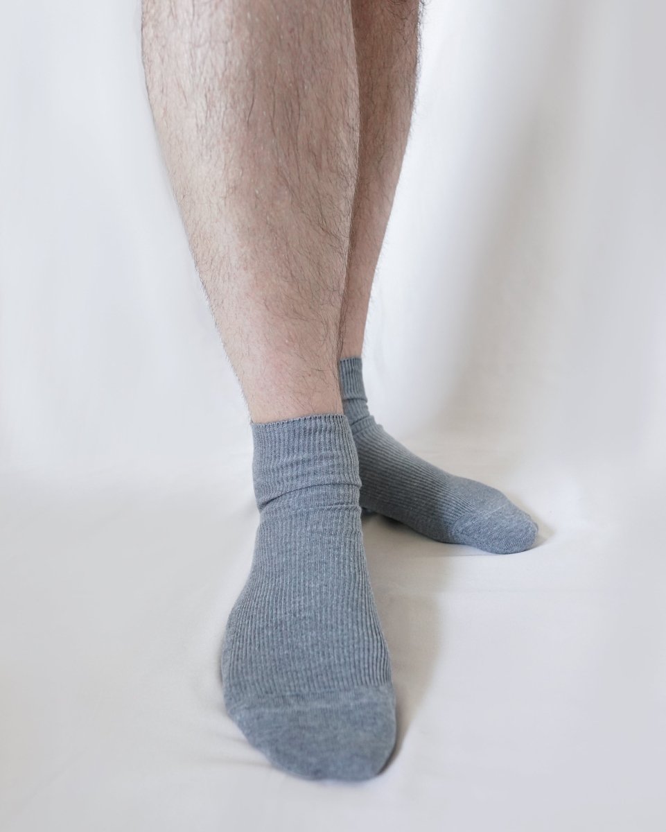 tittimitti® 100% Organic Combed Cotton Luxury Men's Socks. 3 Pairs. Made in Italy. - TLW Shoes