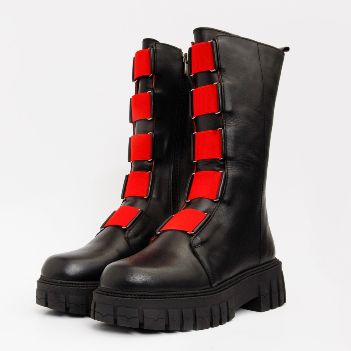 The Mardin Black Leather Women Boot Final Sale! - TLW Shoes