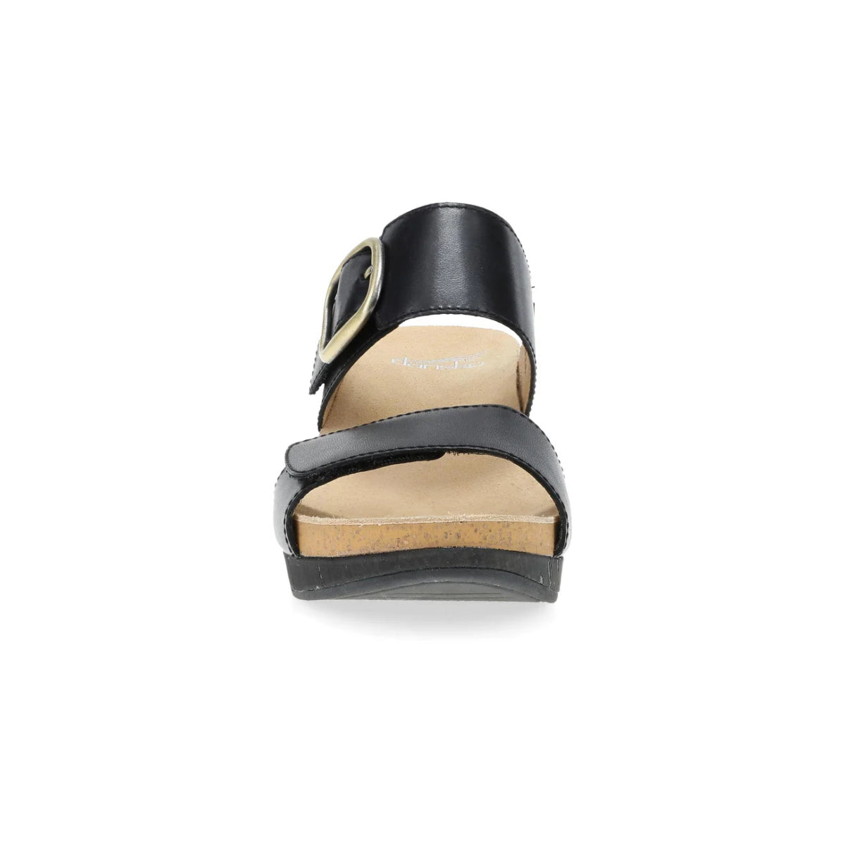 Dansko Shannon Women's Sandal In Black Burnished Nappa - TLW Shoes