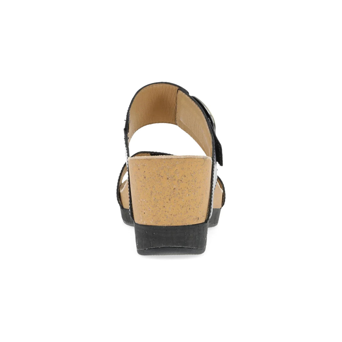 Dansko Shannon Women's Sandal In Black Burnished Nappa - TLW Shoes