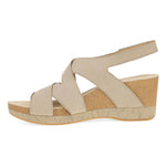 Dansko Shyla Women's In Sand Milled Nubuck Sandal - TLW Shoes