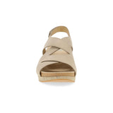 Dansko Shyla Women's In Sand Milled Nubuck Sandal - TLW Shoes