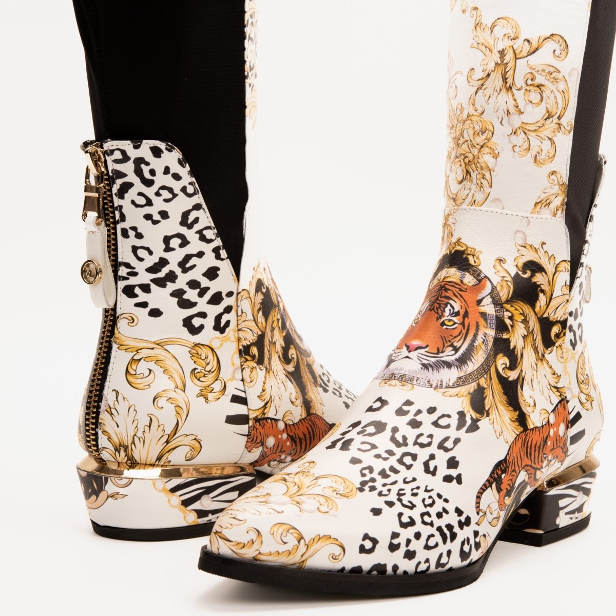 The Perugia Leather Pointy Toe Knee High Women Boot - TLW Shoes