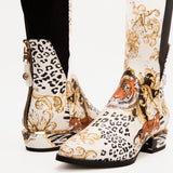 The Perugia Leather Pointy Toe Knee High Women Boot - TLW Shoes