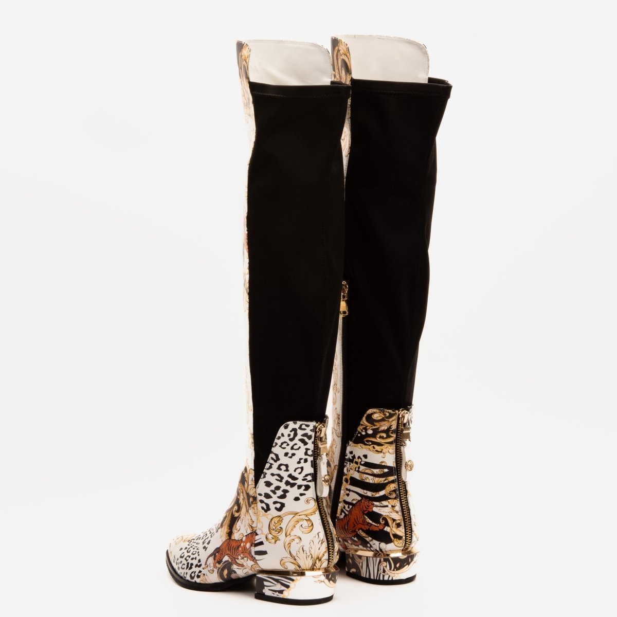 The Perugia Leather Pointy Toe Knee High Women Boot - TLW Shoes