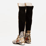 The Perugia Leather Pointy Toe Knee High Women Boot - TLW Shoes