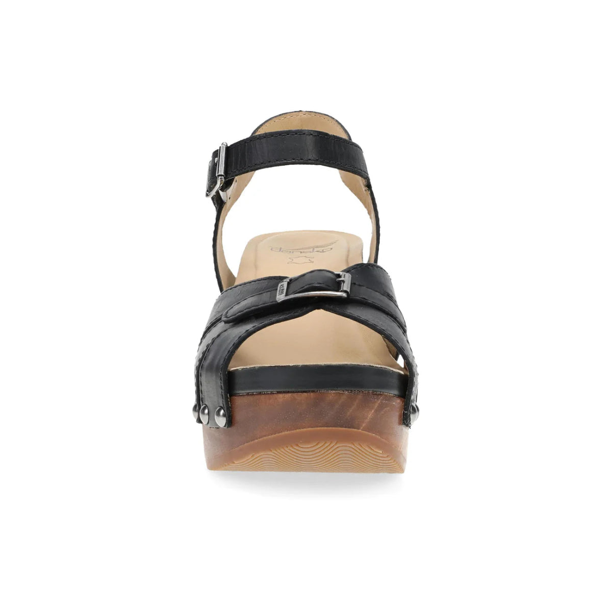 Dansko Alanna Women's Sandal In Black Calf - TLW Shoes
