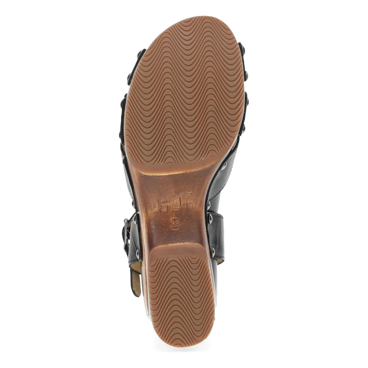 Dansko Alanna Women's Sandal In Black Calf - TLW Shoes