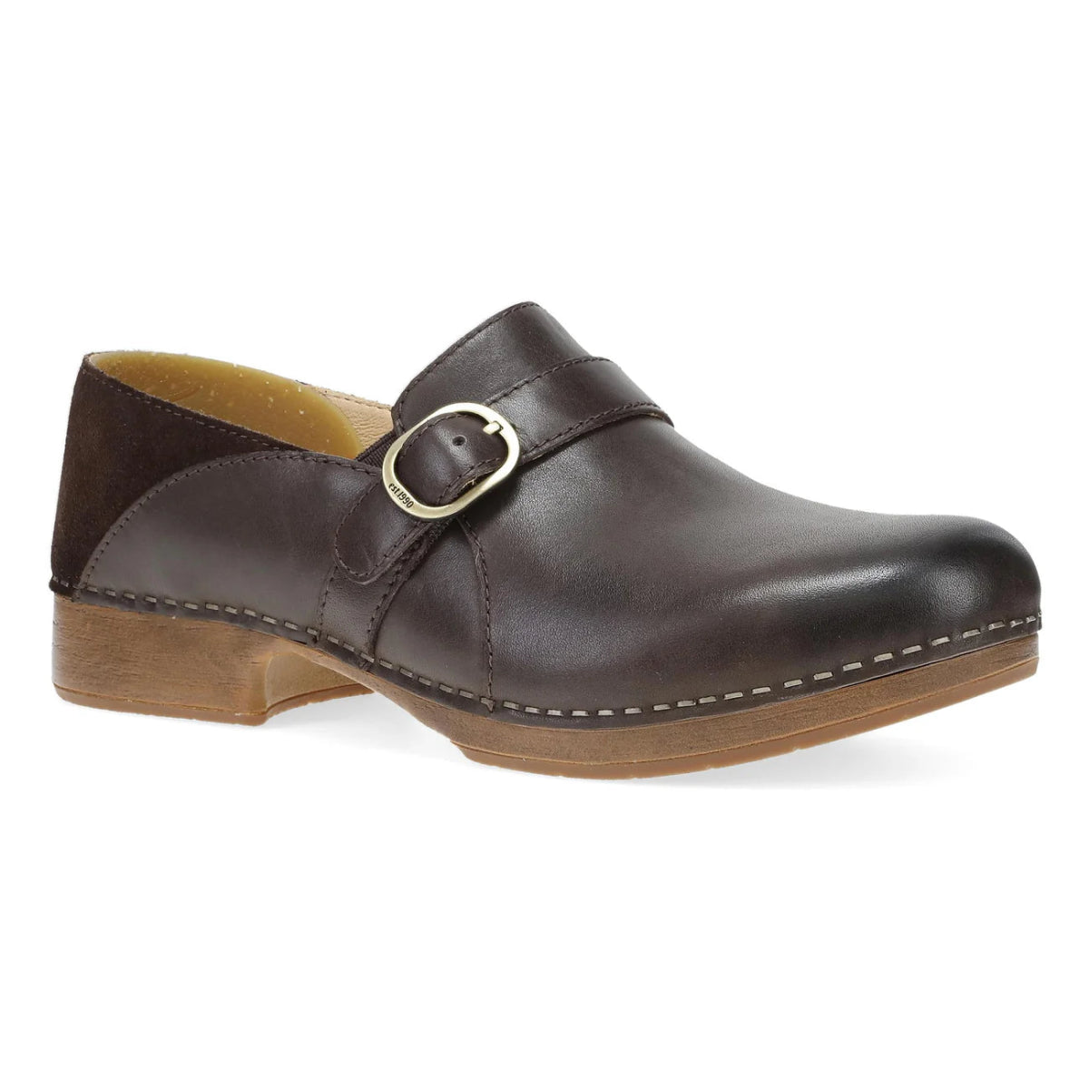 Dansko Margaret Women's Slip On In Chocolate Burnished Calf - TLW Shoes