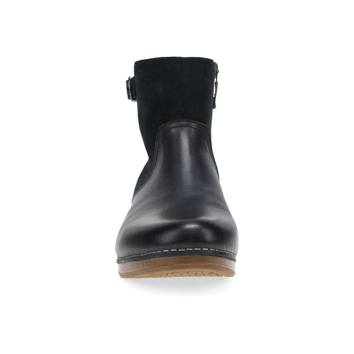 Dansko Monique Women's Boot In Black Burnished Calf - TLW Shoes
