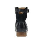 Dansko Monique Women's Boot In Black Burnished Calf - TLW Shoes