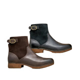 Dansko Monique Women's Boot In Black Burnished Calf - TLW Shoes