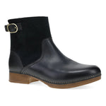 Dansko Monique Women's Boot In Black Burnished Calf - TLW Shoes