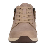 Drew Tally Women's Laces 2 Zippers Shoe In Taupe Combo - TLW Shoes