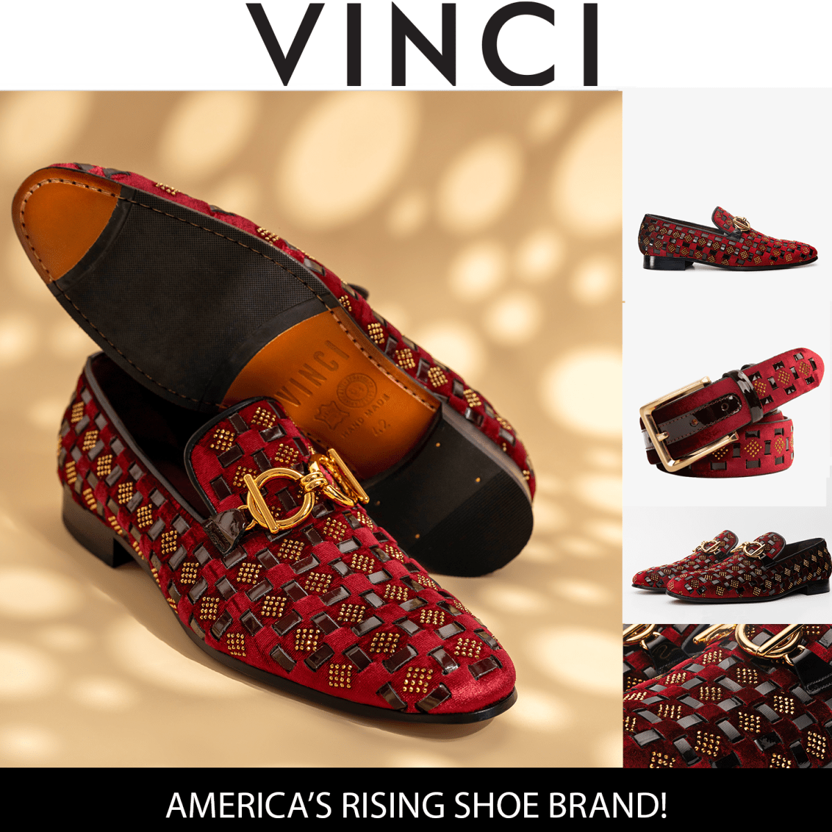 The Vicino Shoe Burgundy Bit Dress Loafer Limited Edition Men Shoe - TLW Shoes