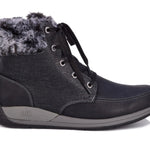 Drew Tracker Women's Ankle Boots In Black Combo - TLW Shoes