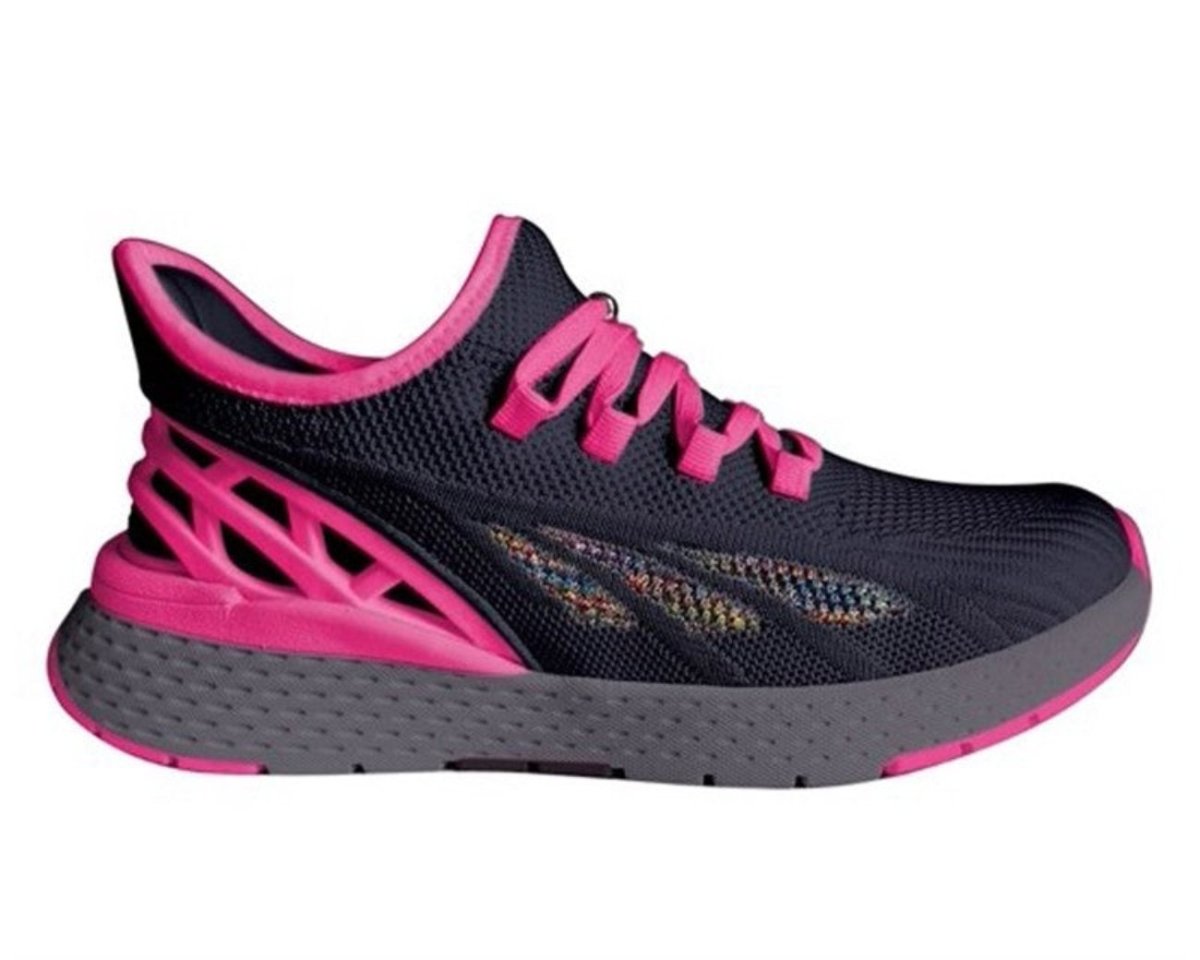 Drew Halo Women's Comfort Arch Support Sneaker 13189 - 5t In Black/Pink - TLW Shoes