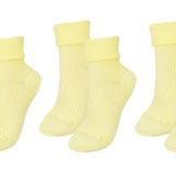 tittimitti® 100% Organic Combed Cotton Luxury Women's Socks 3 - Pack. Made in Italy. - TLW Shoes