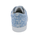 Drew Ruby Women's Orthotics Lace Up Sneakers 19172 - 37 In Blue Floral Canvas - TLW Shoes