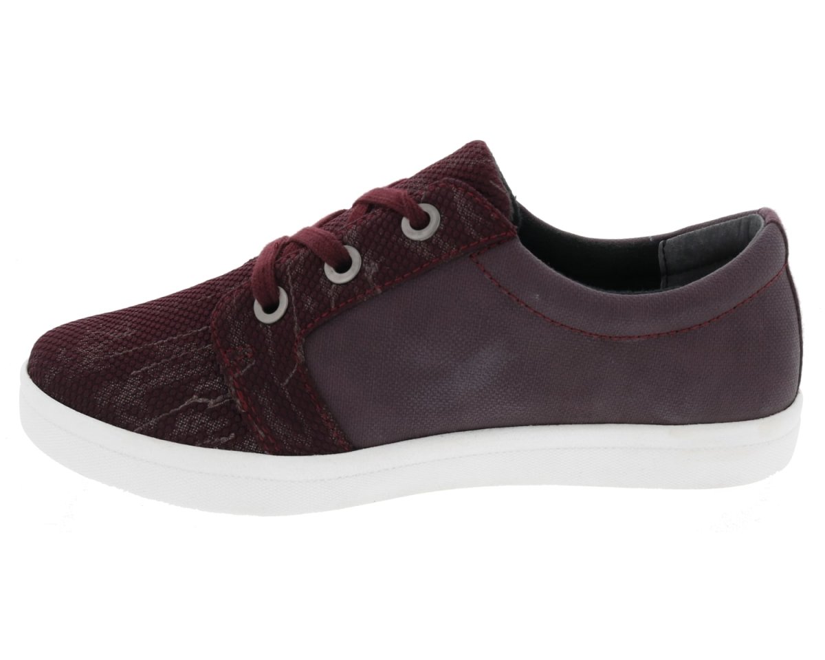 Drew Ruby Women's Orthotics Lace Up Sneakers 19172 - 51 In Burgundy Combo - TLW Shoes