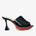 The Caratal Black Patent Leather Women Sandal - TLW Shoes