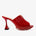 The Caratal Red Patent Leather Women Sandal - TLW Shoes