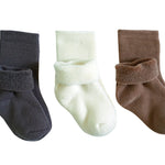 tittimitti® 75% Merino Wool Baby Toddler Terry Socks 3 - Pack - TLW Shoes