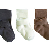 tittimitti® 75% Merino Wool Baby Toddler Terry Socks 3 - Pack - TLW Shoes