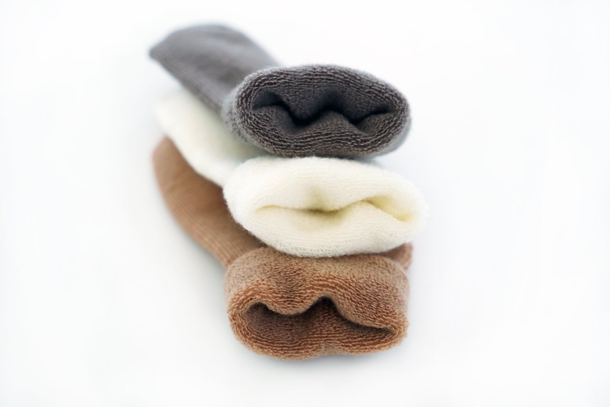 tittimitti® 75% Merino Wool Baby Toddler Terry Socks 3 - Pack - TLW Shoes