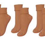 tittimitti® 100% Organic Combed Cotton Luxury Women's Socks 3 - Pack. Made in Italy. - TLW Shoes