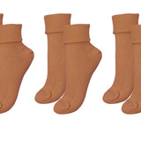 tittimitti® 100% Organic Combed Cotton Luxury Women's Socks 3 - Pack. Made in Italy. - TLW Shoes