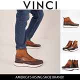 The Regent Brown Leather Wingtip Brogue Men Casual Boot - TLW Shoes
