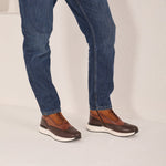 The Regent Brown Leather Wingtip Brogue Men Casual Boot - TLW Shoes