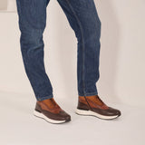 The Regent Brown Leather Wingtip Brogue Men Casual Boot - TLW Shoes