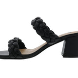 Bellini Fuss Women Slide Sandal In Black Smooth - TLW Shoes