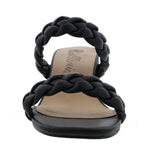 Bellini Fuss Women Slide Sandal In Black Smooth - TLW Shoes