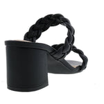 Bellini Fuss Women Slide Sandal In Black Smooth - TLW Shoes