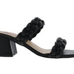 Bellini Fuss Women Slide Sandal In Black Smooth - TLW Shoes