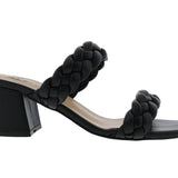 Bellini Fuss Women Slide Sandal In Black Smooth - TLW Shoes